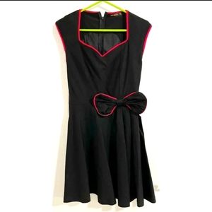 Miusol Vintage sz S Black Mini Dress